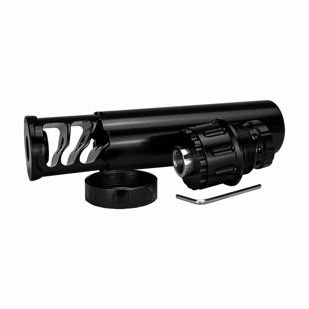 6.5''L Alu Single Core Fuel Filter Solvent Trap 13/16x24 Monocore 10.7mm Hole + 1/2x28