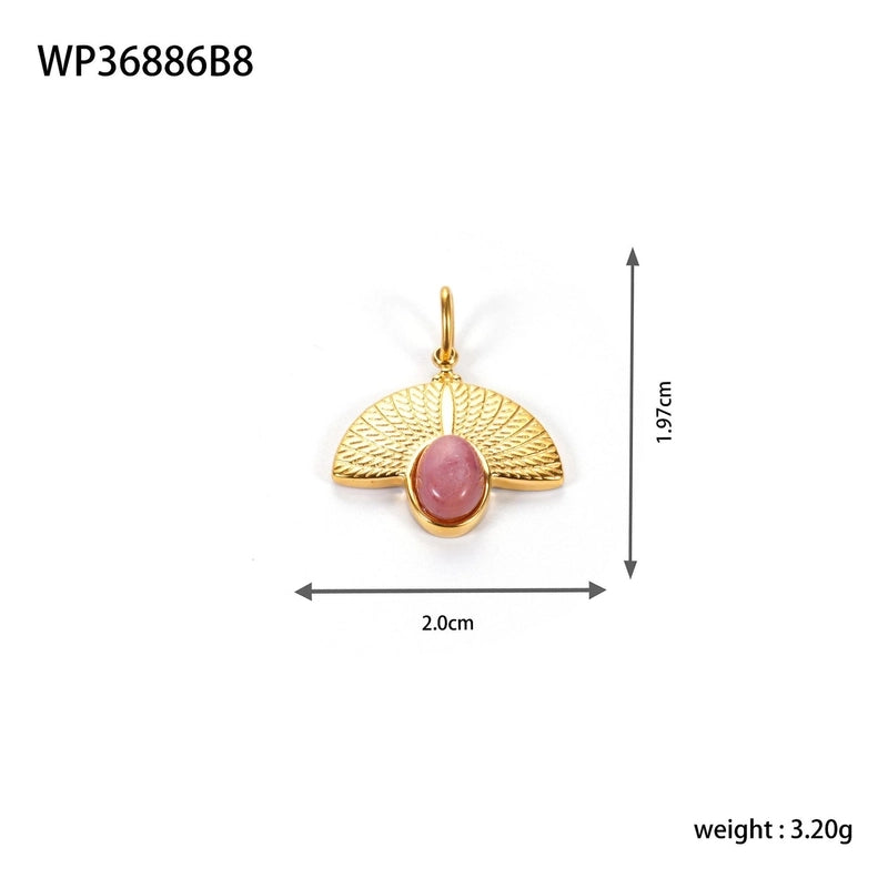 1 Piece 20*19.7mm 304 Stainless Steel Geometric Pendant Jewelry Accessories