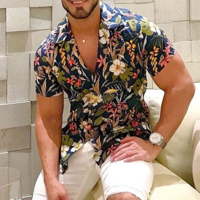 Men's Outdoor Hawaiian Short Sleeve Shirt