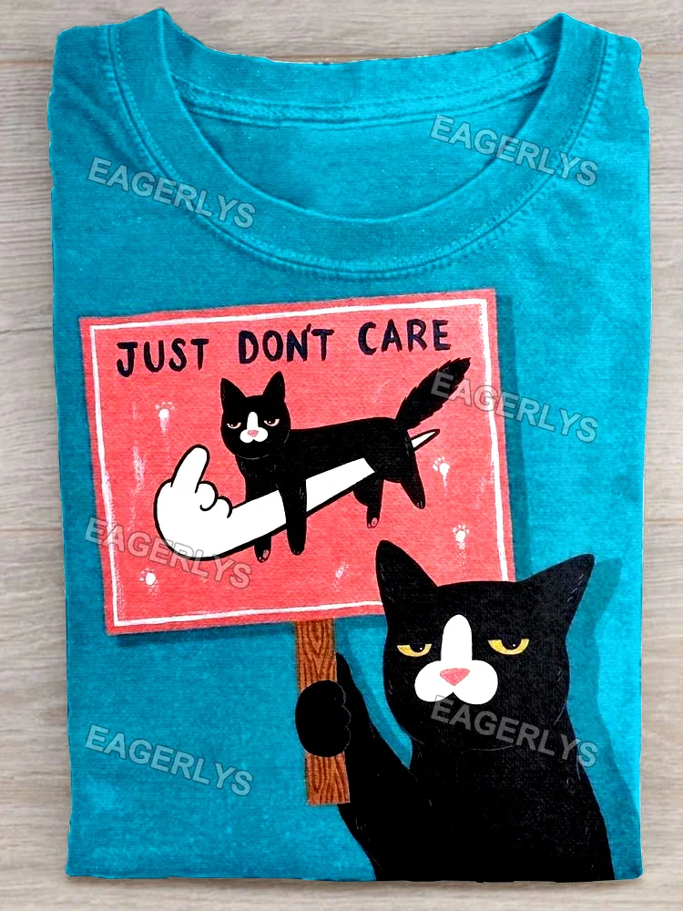 Eagerlys Just Don't Care T-shirt Eagerlys