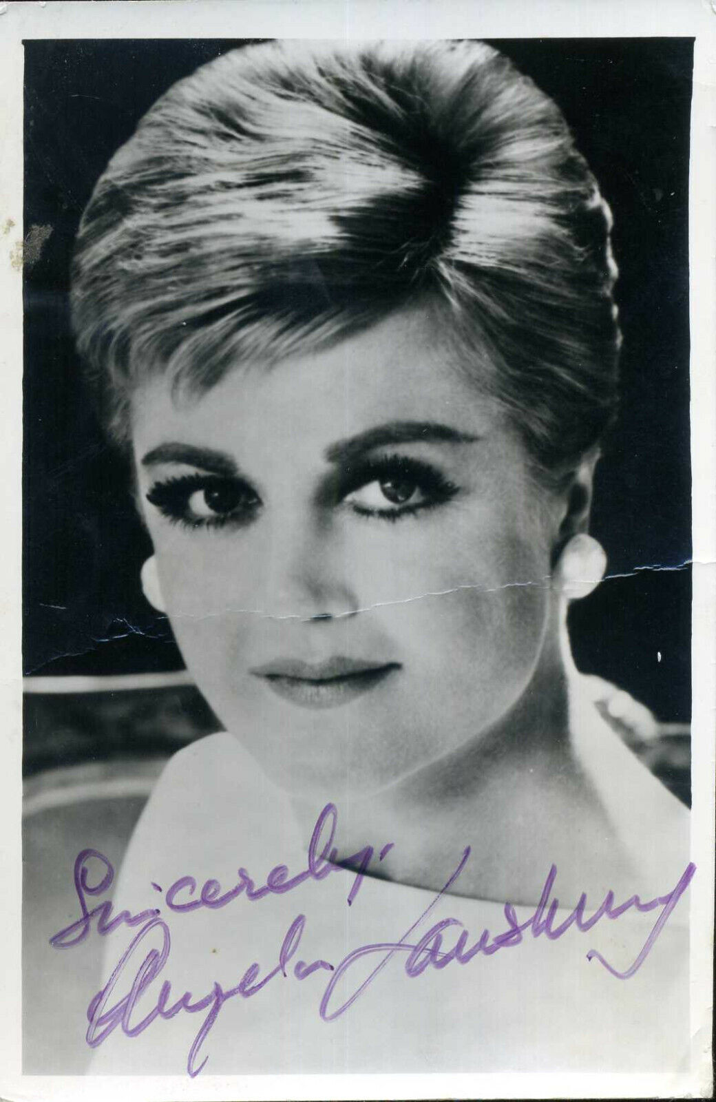 ANGELA LANSBURY Signed Photo Poster paintinggraph - Beautiful Film Star Actress - preprint