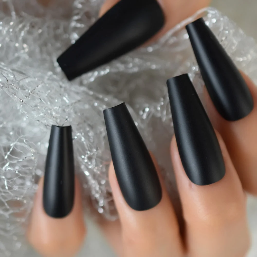 Chrome Diamond Blue Press On Fingernails Metallic Mirror Holo Fake Nails Extra Long Ladies Designed Tips for Finger-Nail Inspo