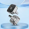 2-in-1 Wireless CarPlay Adapter Plug and Play CarPlay Converter Convert Wired To Wireless Mini USB Dongle for iPhone & Android for CarPlay and Android Auto (Silver)