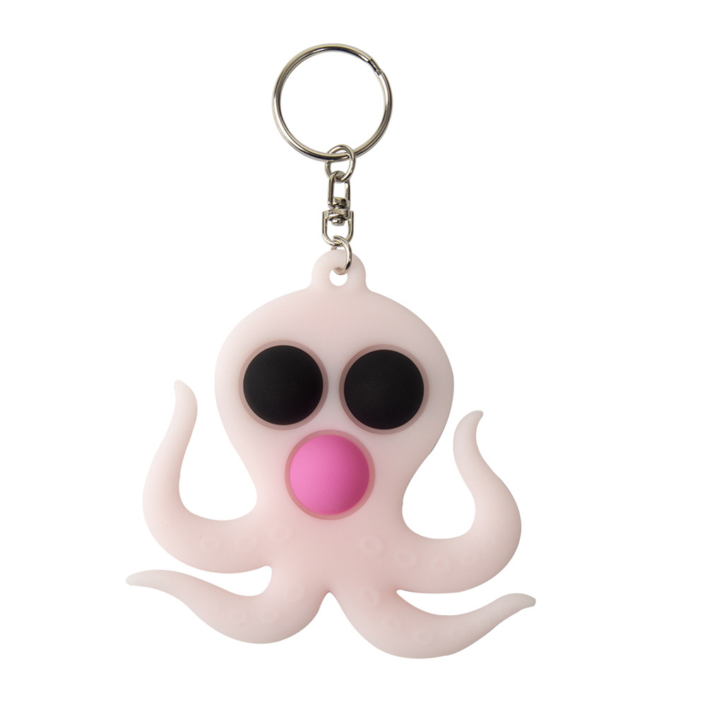 

Octopus Pink - Keychain Pendant, 501 Original
