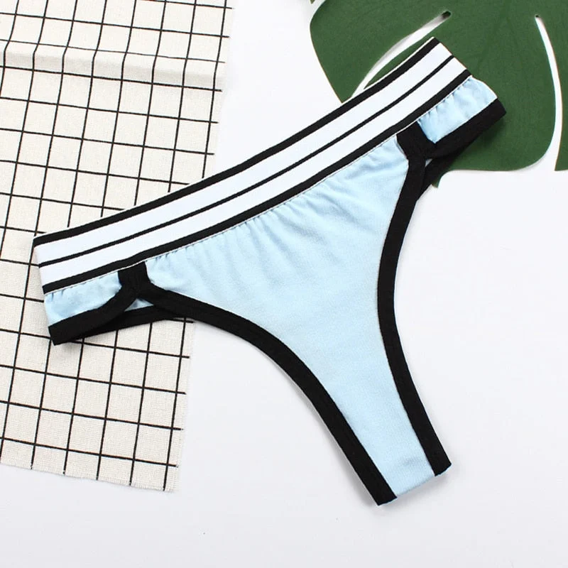 CINOON Women's Thong Panties G-String Underwear Female Underpants Plus Size Cotton Panties Ladies Briefs Sexy Lingerie Pantys