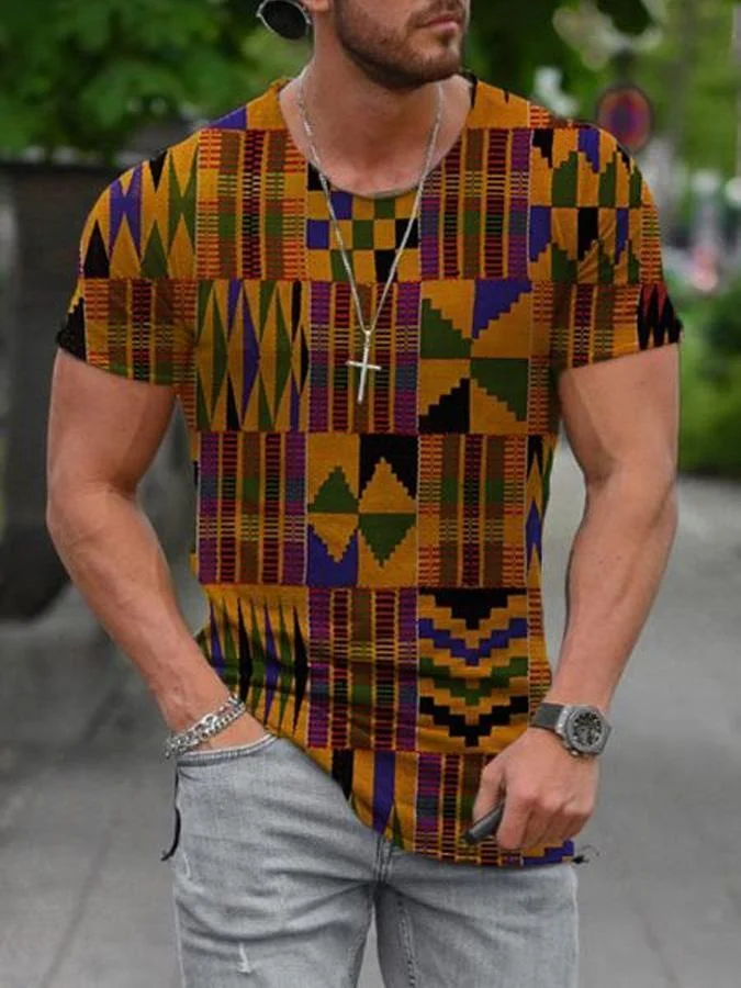 As Picture Geometric Casual Shirts & Tops