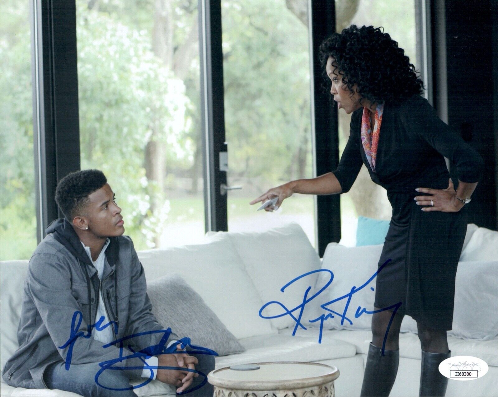 REGINA KING & TREVOR JACKSON American Crime Signed 8x10 Photo Poster painting Autograph JSA COA