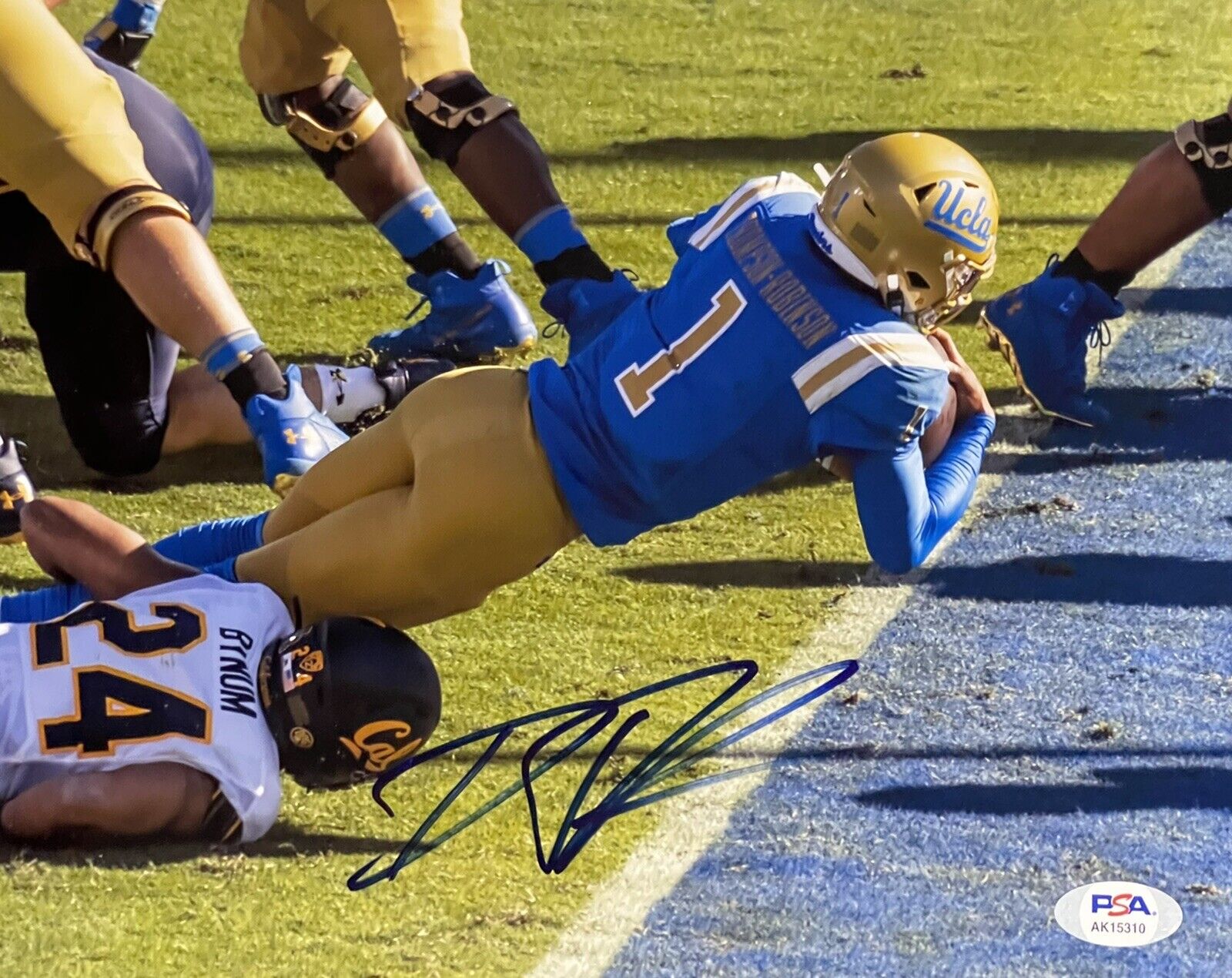 Dorian Thompson Robinson Signed Autographed UCLA Bruins 8x10 Photo Poster painting Psa/Dna