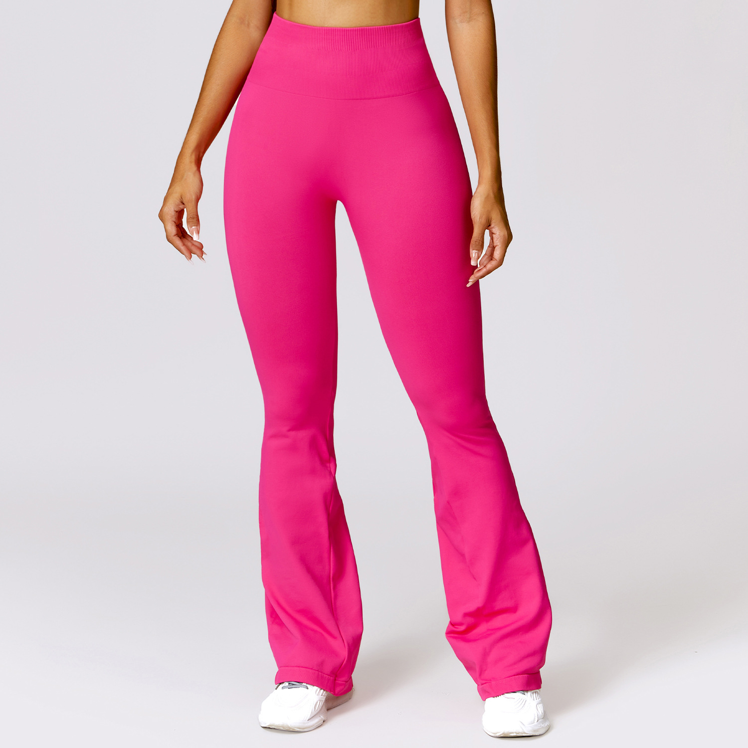 Tomroads Women Flare Pants Sport Thread Leggings High Waist Yoga Leggings Gym Workout Fitness Quick Dry Push Up Yoga Pants Female Tight