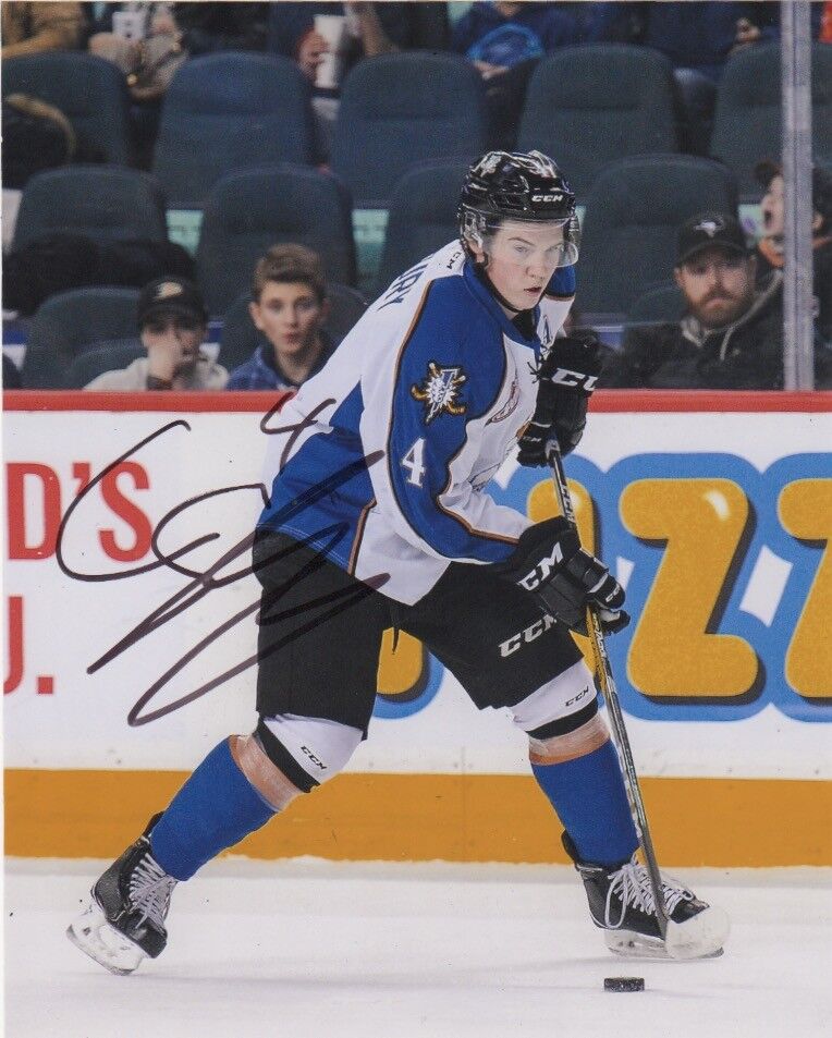 Kootenay Ice Cole Fleury Autographed Signed 8x10 NHL Photo Poster painting COA A