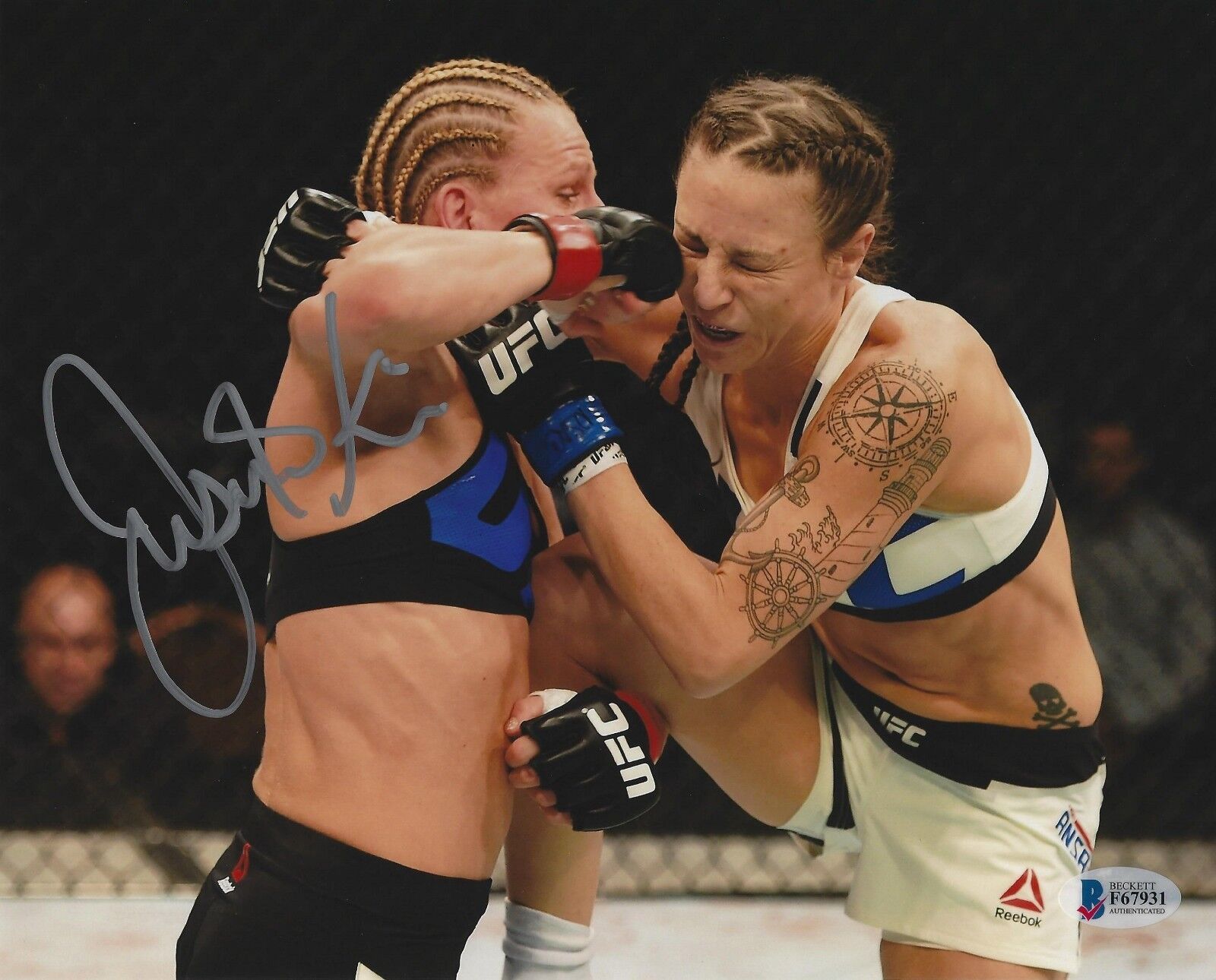 Justine Kish Signed 8x10 Photo Poster painting BAS Beckett COA UFC 195 2016 Picture Autograph 31