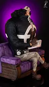 Sitting Bartholomew Kuma - ONE PIECE Resin Statue - Brain Hole Studio