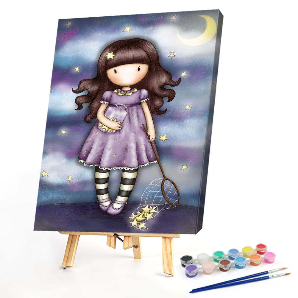 

40*50CM - Paint By Numbers - Star Girl, 501 Original