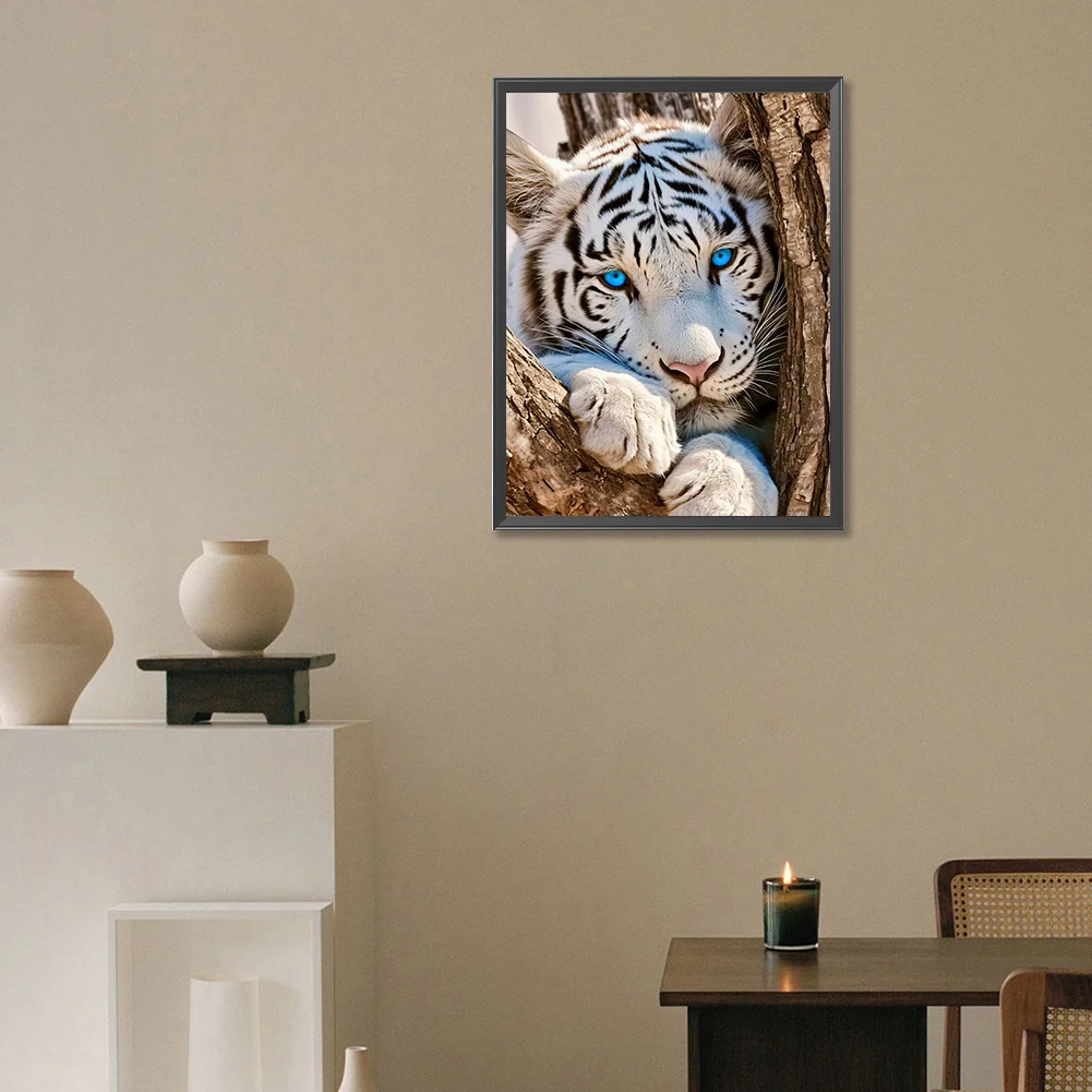 Diamond Painting - Full Round Drill - Tiger(Canvas|30*40cm)