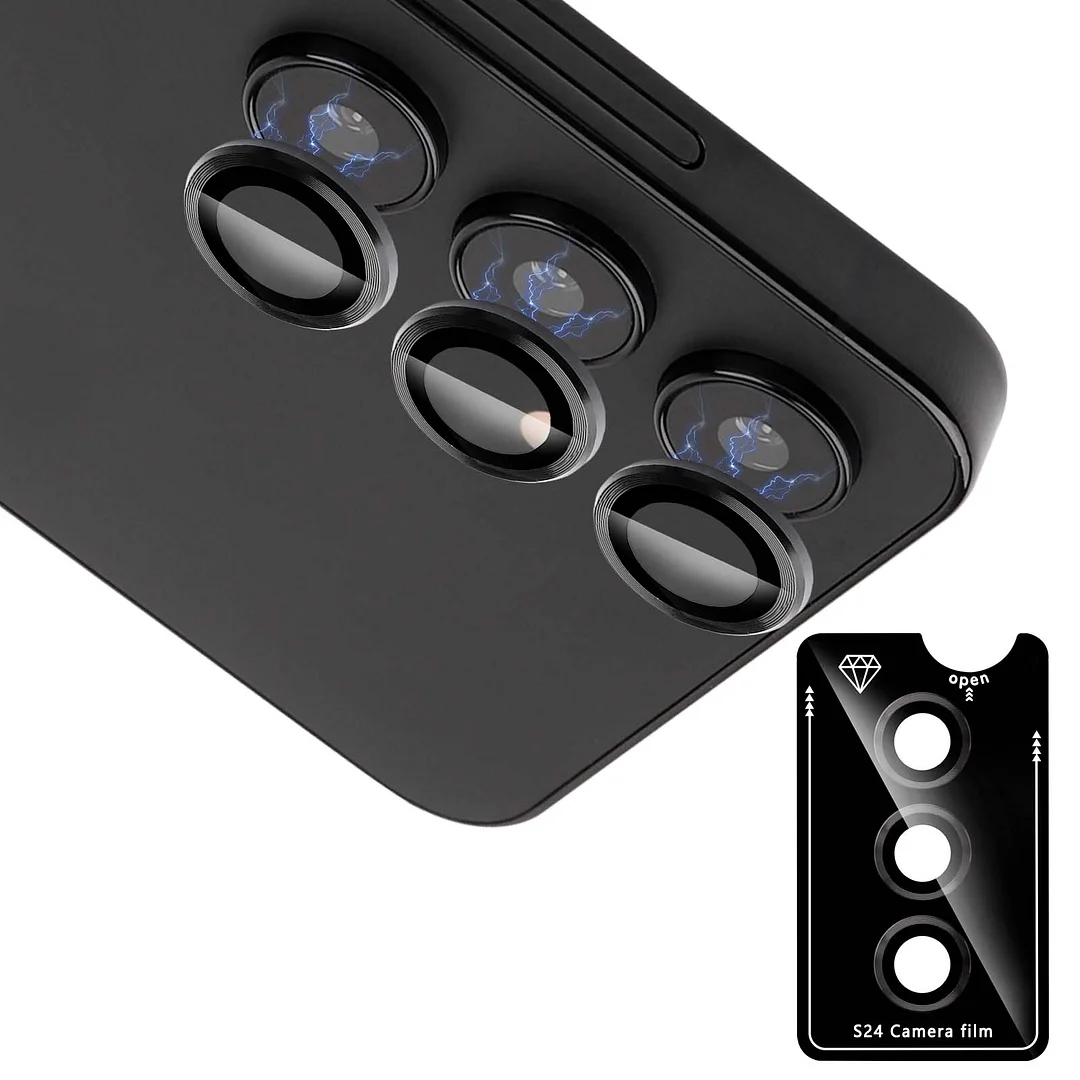 MONASAY Individual Camera Lens Protector compatible for Samsung Galaxy S24 Plus 6.7inch