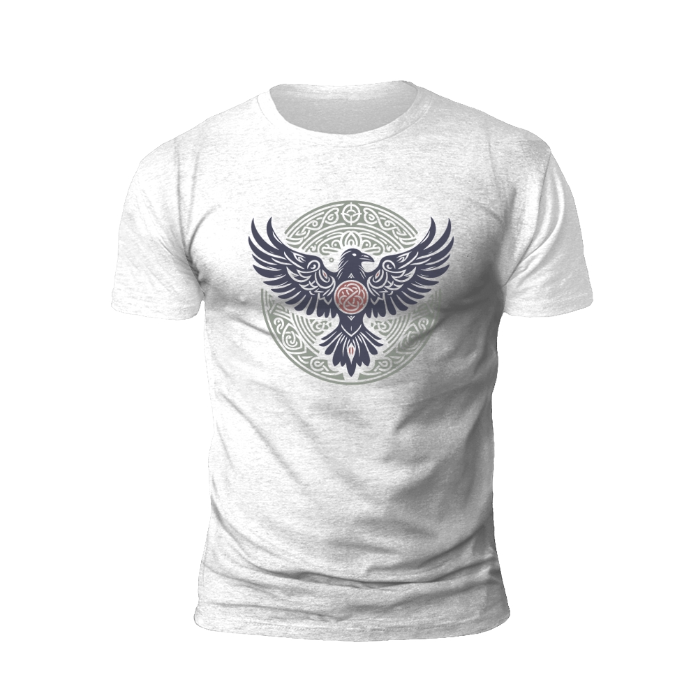 Viking Raven with Shield T-Shirt