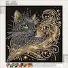 Diamond Painting-DIY Crystal Rhinestone Black Cat