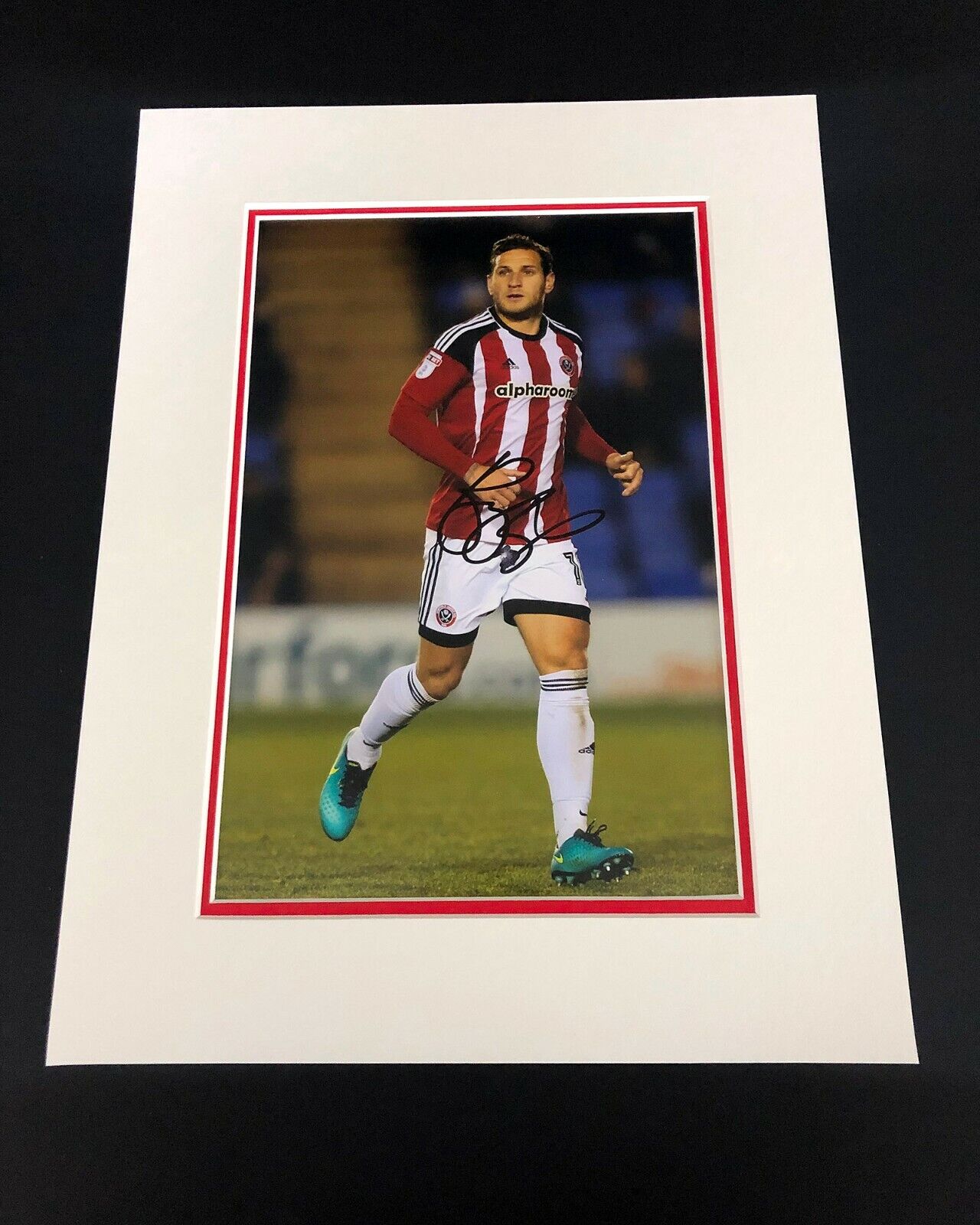 Billy Sharp SUFC SIGNED Photo Poster painting Display Mounted Sheffield United Legend AFTAL COA