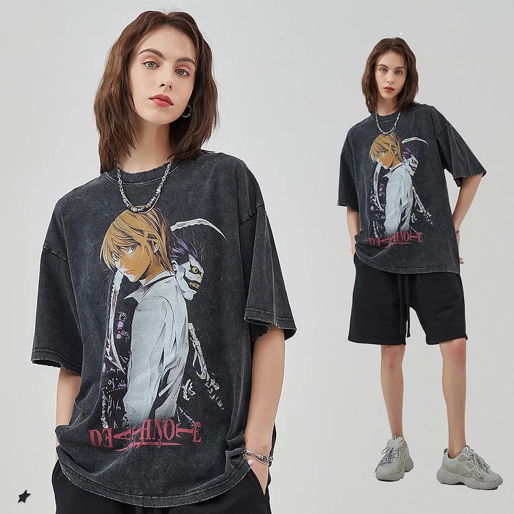 Pure Cotton Death Note Yagami Light T-shirt weebmemes