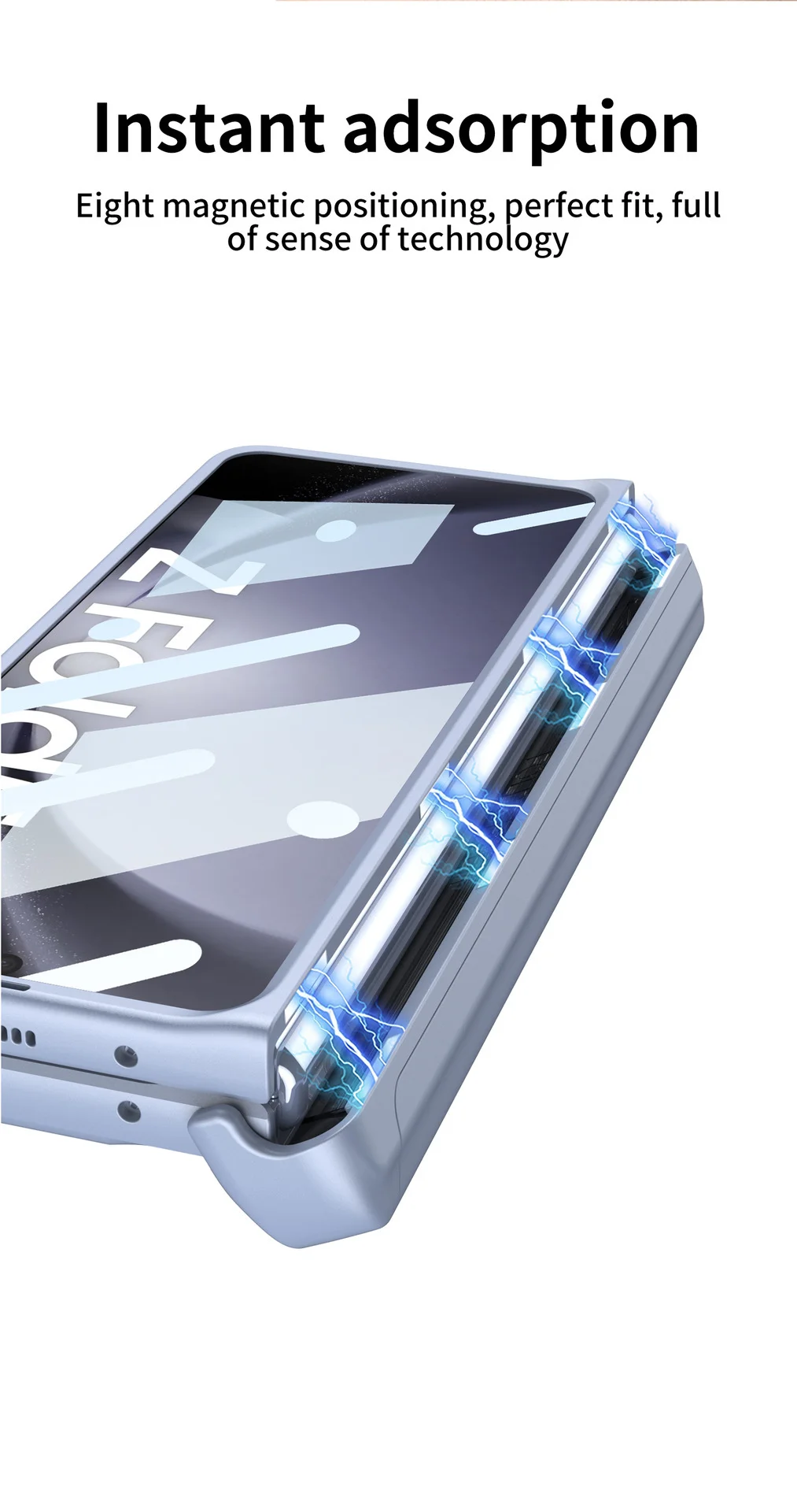 Suitable for Samsung ZFold series mobile phone hard-core mecha sliding cover pen case mobile phone case