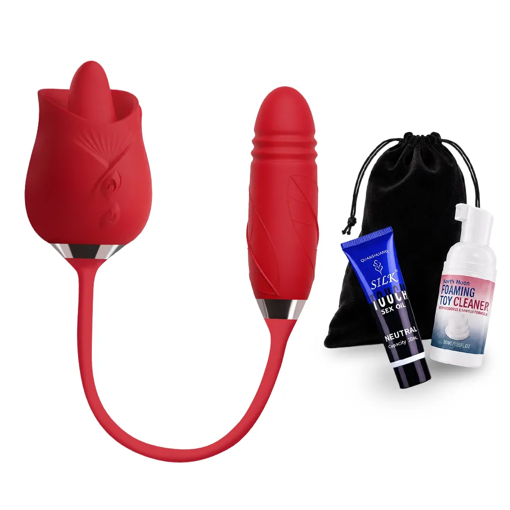 RoseLite Entry-Level Tongue-Style Rose Massager