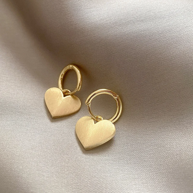 Heart Drop Earrings