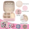 (US Local)DIY Butterfly Diamond Painting Kit Rotatable Mirror w Diamond Art Jewelry Box