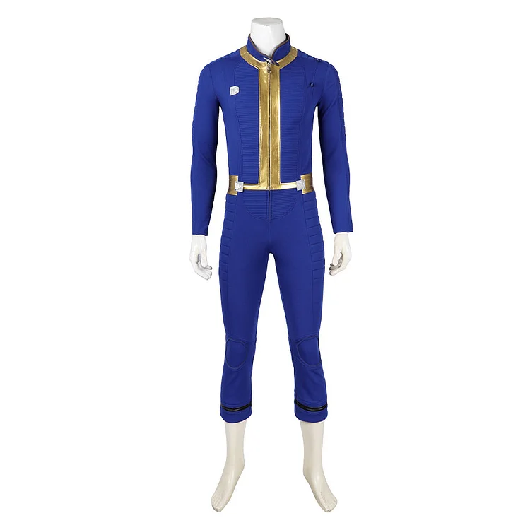 Fallout (2024) Shelter Vault 75 Dweller Blue Jumpsuit Outfits Cosplay Costume Halloween Carnival Suit