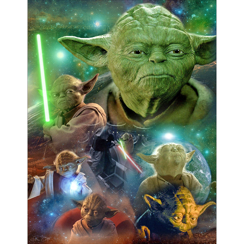 

Movie Role Yoda - Round Drill Diamond Painting - 40*50CM, 501 Original