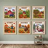 Stamped Cross Stitch Kit for Adults Rural Landscape 14CT tapestrymarket