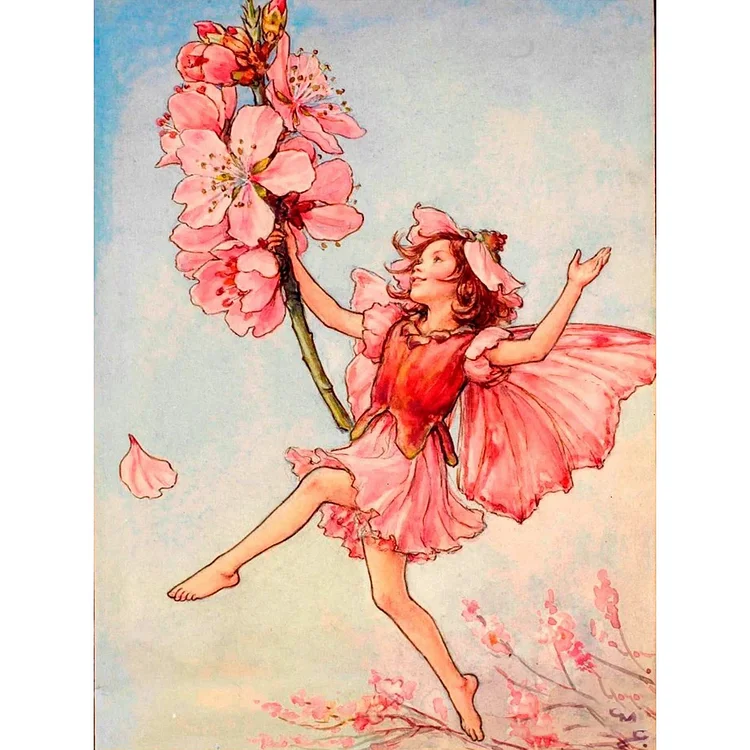 Girl 30*40CM(Canvas) Full Round Drill Diamond Painting gbfke