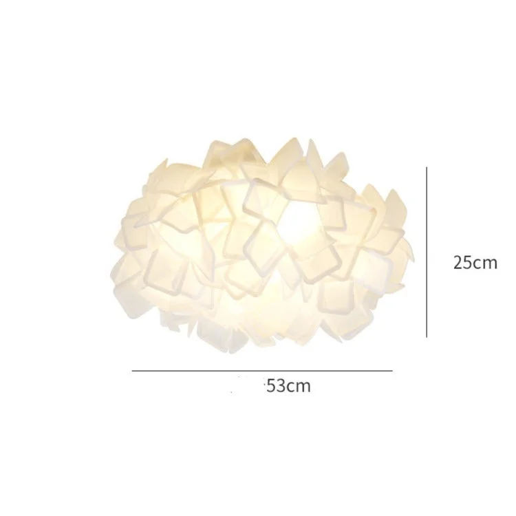 Simple Modern Ceiling Lamp with Living Room Warm and Romantic Flower Shaped Ceiling Lamp