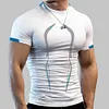 Gioiacombo&trade; T-shirt a maniche corte da uomo di moda sportiva estiva ad asciugatura rapida