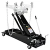 Omega 42000C Black Low Profile Transmission Jack - 1 Ton Capacity