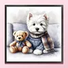 Dog And Bear-11CT/14CT Stamped Cross Stitch 40*40cm/15.75*15.75in tapestrymarket