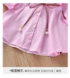 Kid Baby Girls Stripe Long Sleeve Party Belt Fall Winter Casual Dresses