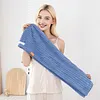 🛁 Grande serviette pour cheveux avec bande &eacute;lastique s&eacute;curis&eacute;e pour femmes