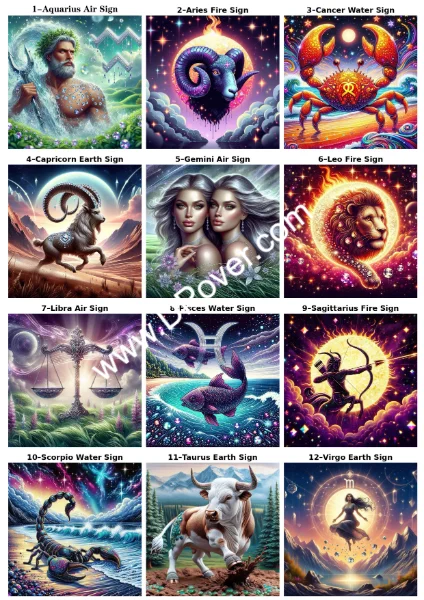 Diamond Art with Sam | Horoscope Collection