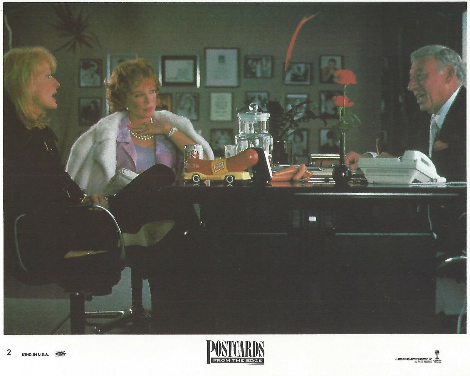 Post Cards From The Edge Original 8x10 Lobby Card Poster 1990 Photo Poster painting #2 MacLaine