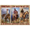 Cowboy - Vintage Metal Signs - 20*30cm/30*40cm - Western