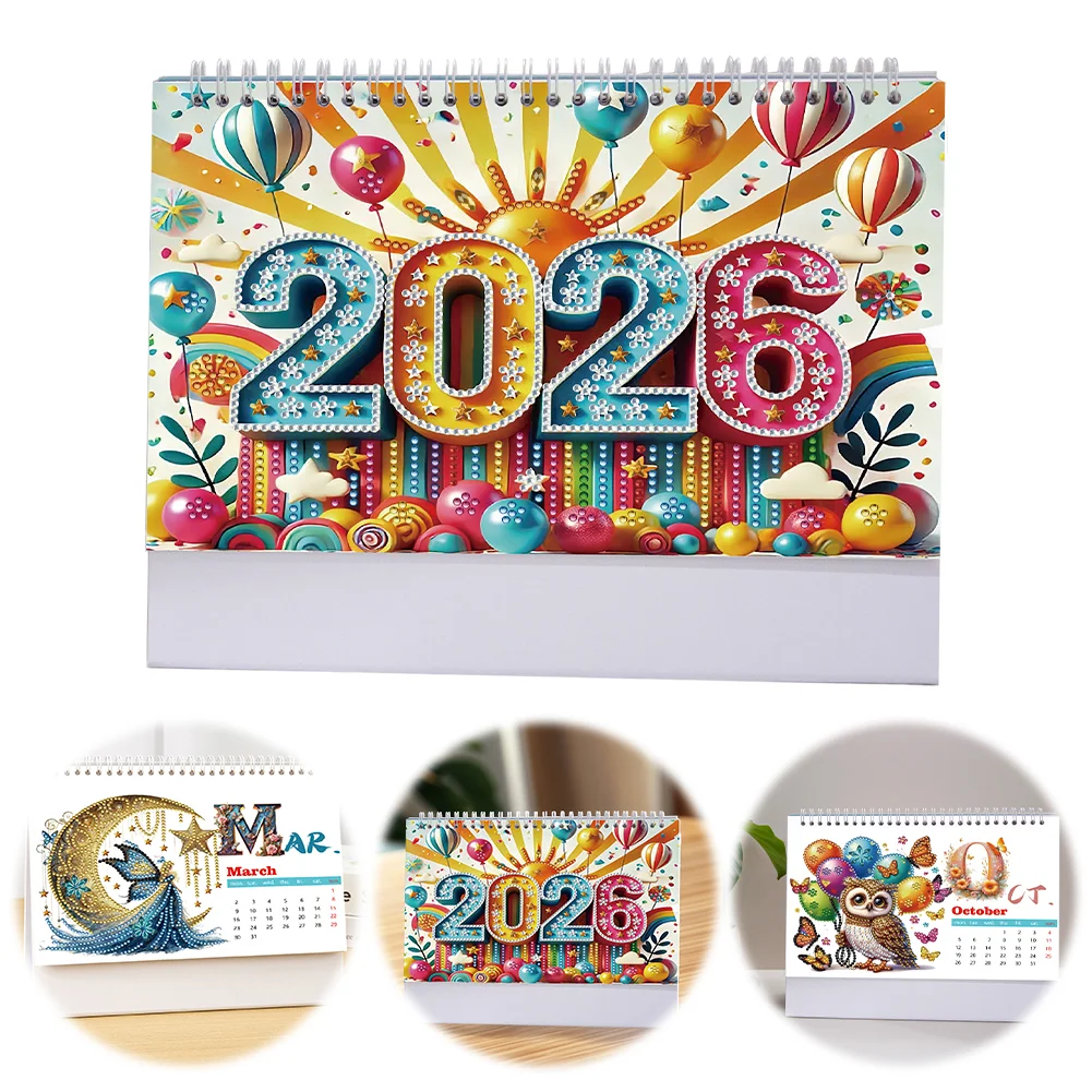 Diamond Painting Monthly Calendar Kit Diamond Art Calendar for DIY Crafts Party