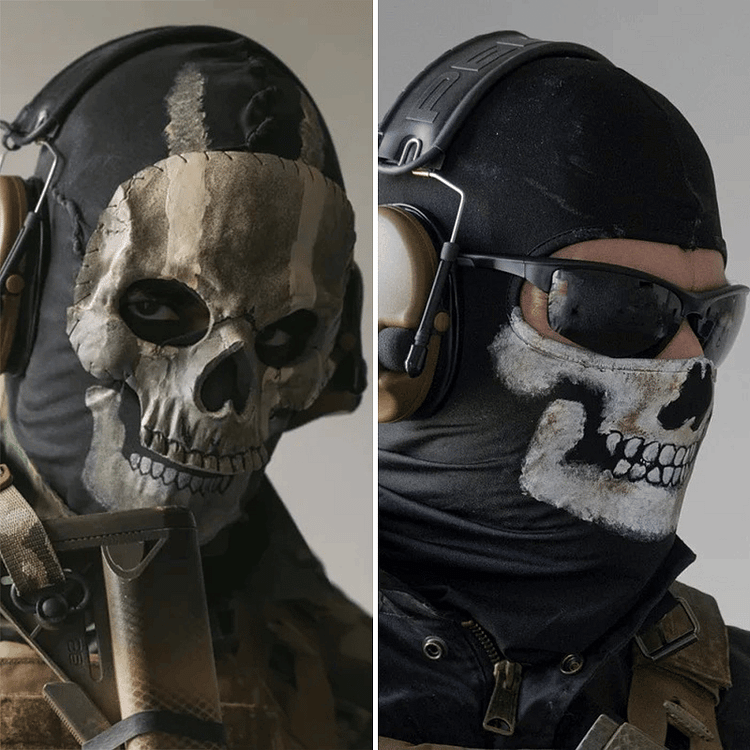 2022 Modern Warfare 2 Ghost Mask 