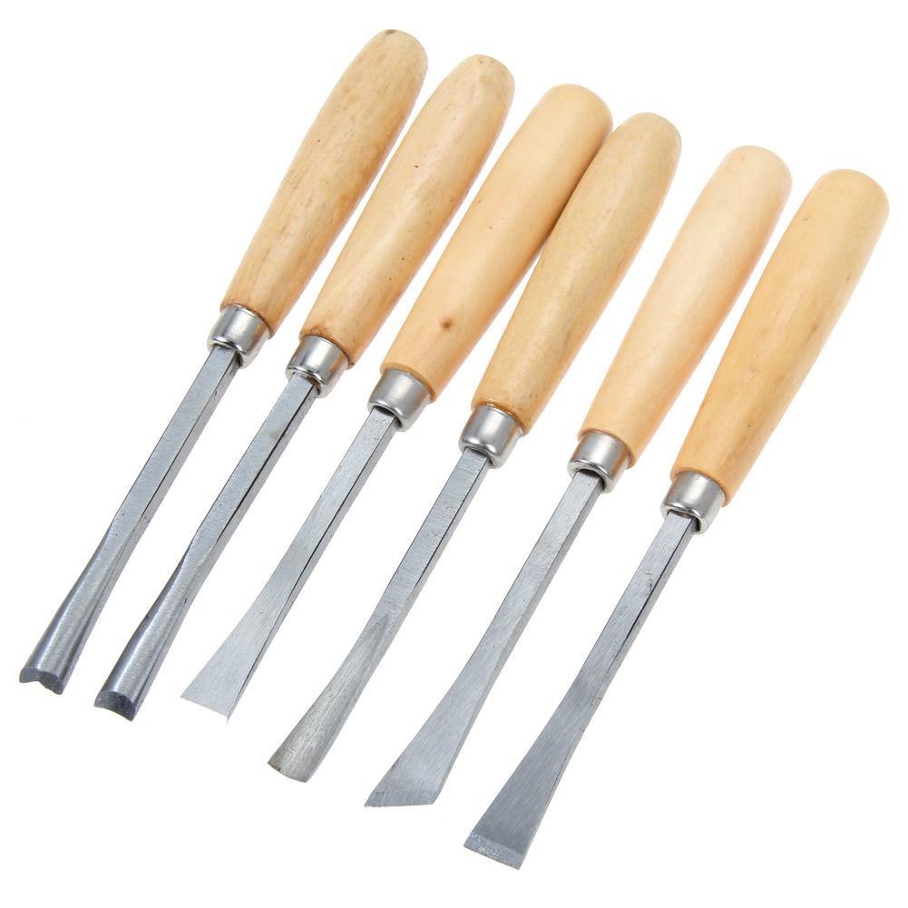 

6pcs Manual Wood Carving Hand Chisel Tool Set Carpenters Woodworking Cutter, 501 Original