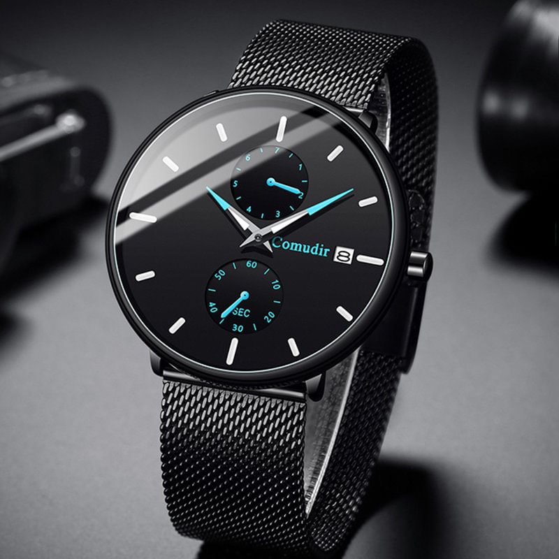 Fashion quartz watch business waterproof student watch
