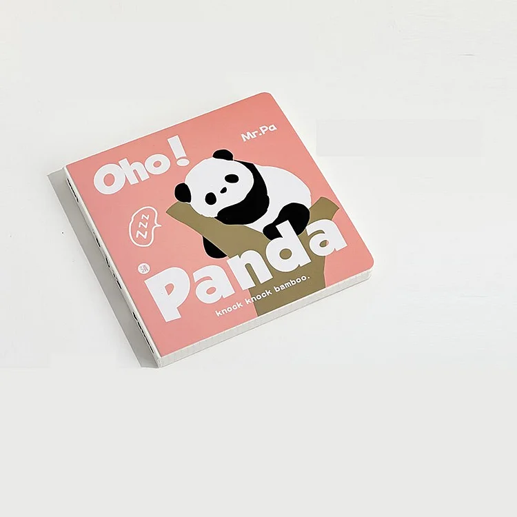 Journalsay 100 Sheets Panda Is Coming Series Cartoon Square Book Kawaii Notebook