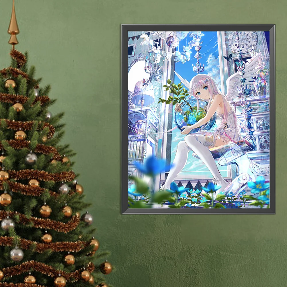 Full Round Diamond Painting 40*50cm - Girl Angel