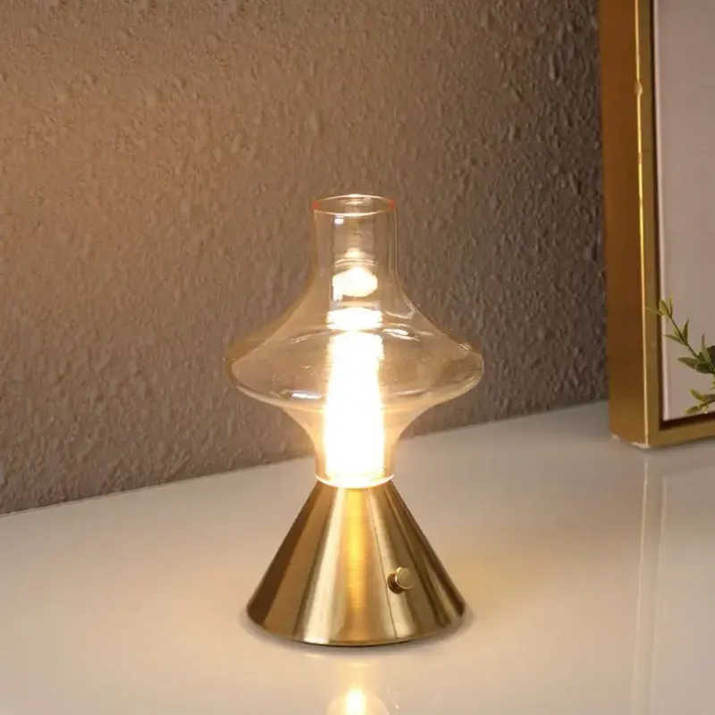 Retro Glass LED Table Lamp JOSENART Josenart