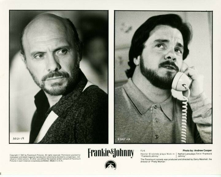 Hector Elizondo Frankie and Johnny Nathan Lane Original Press 8X10 Photo Poster painting