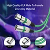 6/10Pcs 3-Pin Balanced Shielded XLR Cable XLR Male To Female Microphone AUX Cord