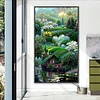>SALE<5D DIY Full Round Drill Partial AB Diamond Painting Fantasy Green Decor 45x75cm